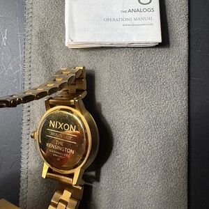 Nixon Gold Tone Women's Bracelet Watch